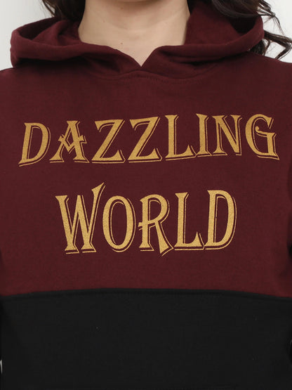 Fleximaa Women's Cotton Printed Sweatshirt/Hoodies - fleximaa-so