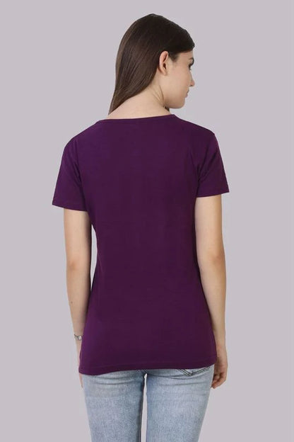 Women's Cotton Plain Round Neck Half Sleeve T-Shirt - (Pack of 3)