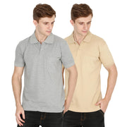 Grey Melange & Biscuit