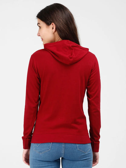 Fleximaa Women's Cotton Printed Full Sleeve Sweatshirt/Hoodies - Fleximaa