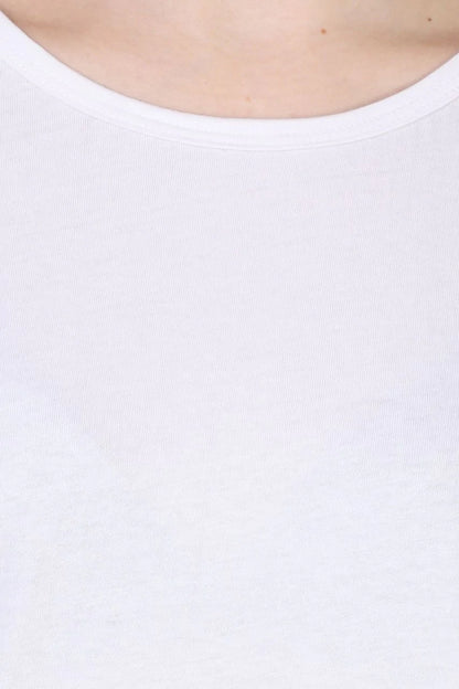Fleximaa Women's Cotton Plain Round Neck Half Sleeve T-Shirt-2 - fleximaa-so