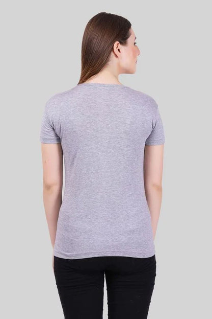 Women's Cotton Plain V Neck Half Sleeve T-Shirt - (Pack of 2)