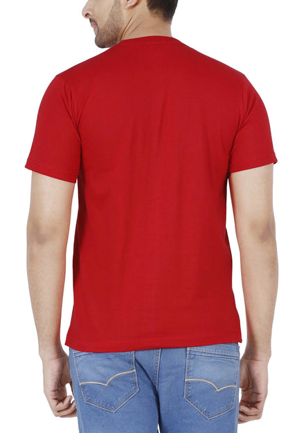 Fleximaa Men's Cotton Printed Round Neck Half Sleeve T-Shirt - fleximaa-so