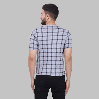 Fleximaa Men's Cotton Printed Round Neck Half Sleeve T-Shirt - fleximaa-so