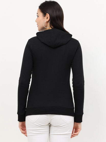 Fleximaa Womens Cotton Plain Sweatshirt Hoodies - fleximaa-so