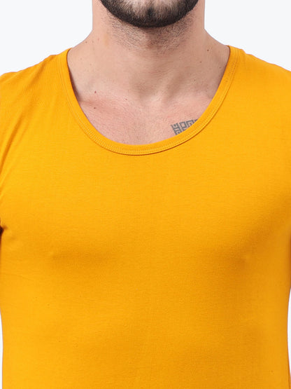 Fleximaa Men's Cotton Color Block Sleeveless T-Shirt - fleximaa-so