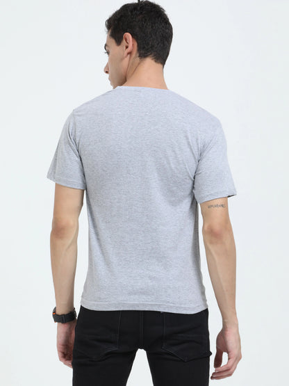 Fleximaa Men's Cotton Printed Round Neck Half Sleeve T-Shirt - fleximaa-so