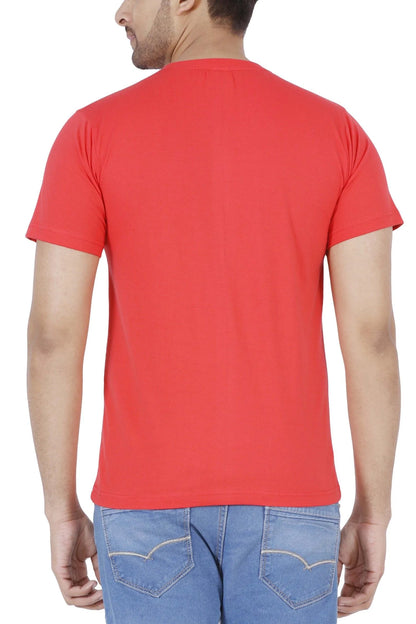 Fleximaa Men's Cotton Printed Round Neck Half Sleeve T-Shirt - fleximaa-so