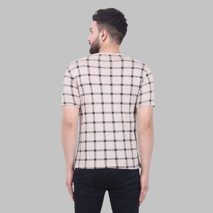 Fleximaa Men's Cotton Printed Round Neck Half Sleeve T-Shirt - fleximaa-so