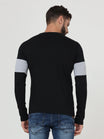 Fleximaa Men's Cotton Round Neck Color Block Full Sleeve T-Shirt - fleximaa-so