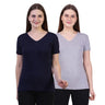 Navy Blue & Grey Melange