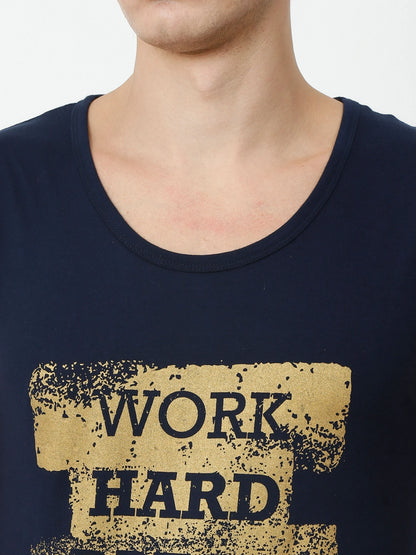 Fleximaa Men's Cotton Printed Sleeveless T-Shirt - fleximaa-so