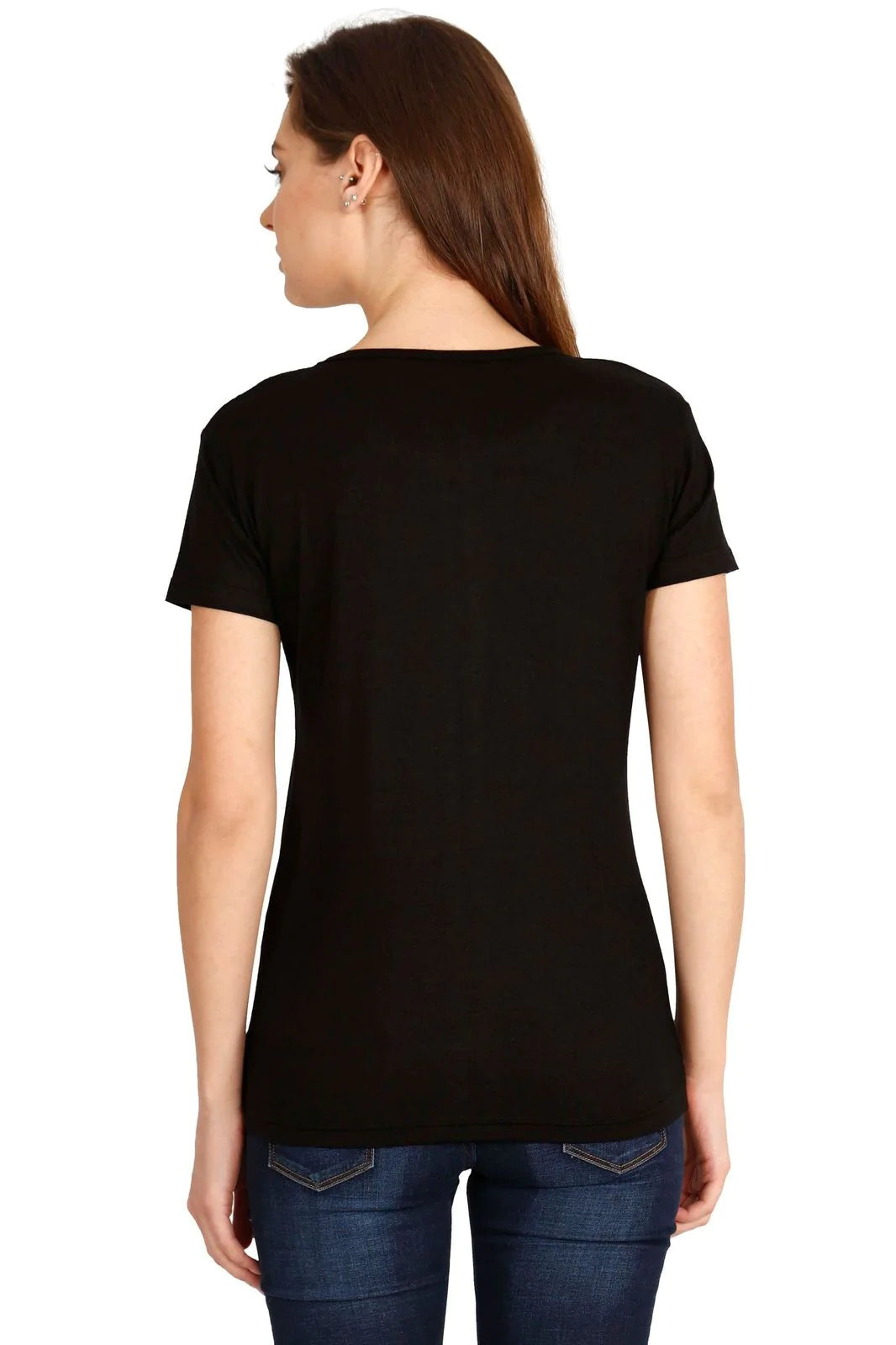 Fleximaa Women's Cotton Printed Round Neck Half Sleeve T-Shirt (Pack of 2) - Fleximaa