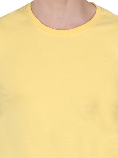 Men's Cotton Color Block Round Neck Full Sleeve T-Shirt