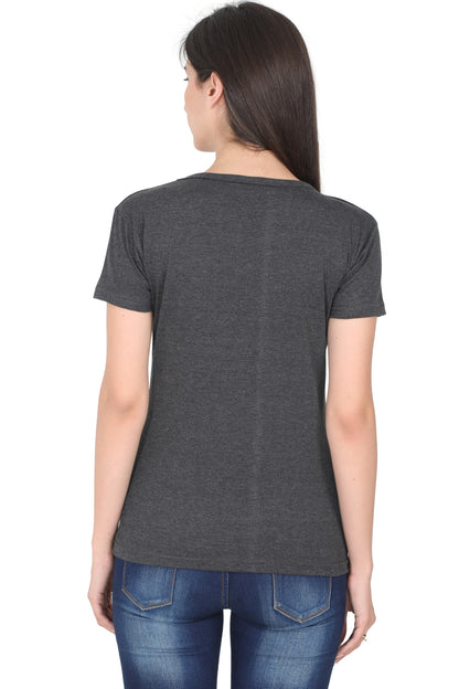 Women's Cotton Round Neck Printed Half Sleeve T-Shirt