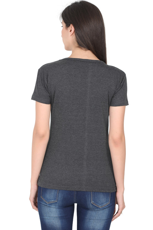 Women's Cotton Round Neck Printed Half Sleeve T-Shirt