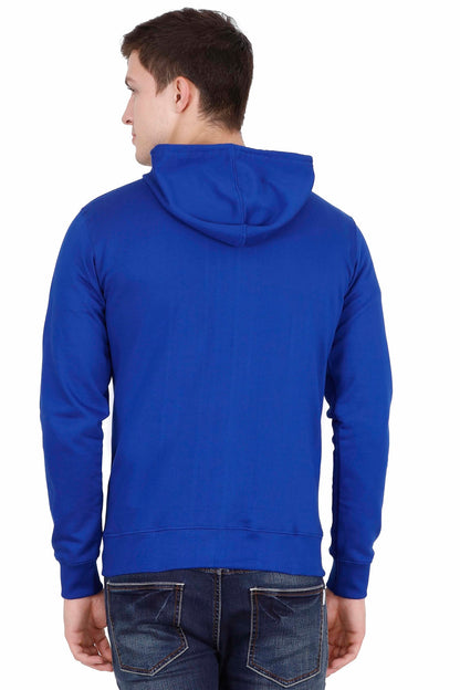 Men's Cotton Plain Full Sleeve Royal Blue Color Sweatshirt/Hoodies