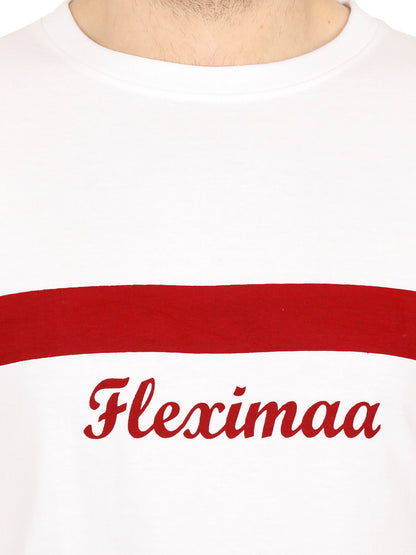 Men's Cotton Color Block Round Neck Full Sleeve T-Shirt