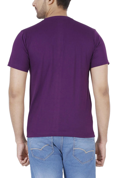 Fleximaa Men's Cotton Printed Round Neck Half Sleeve T-Shirt - fleximaa-so