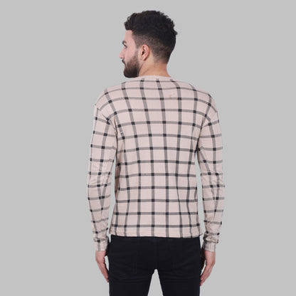 Men's Cotton Printed Full Sleeve T-Shirt