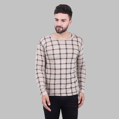Men's Cotton Printed Full Sleeve T-Shirt