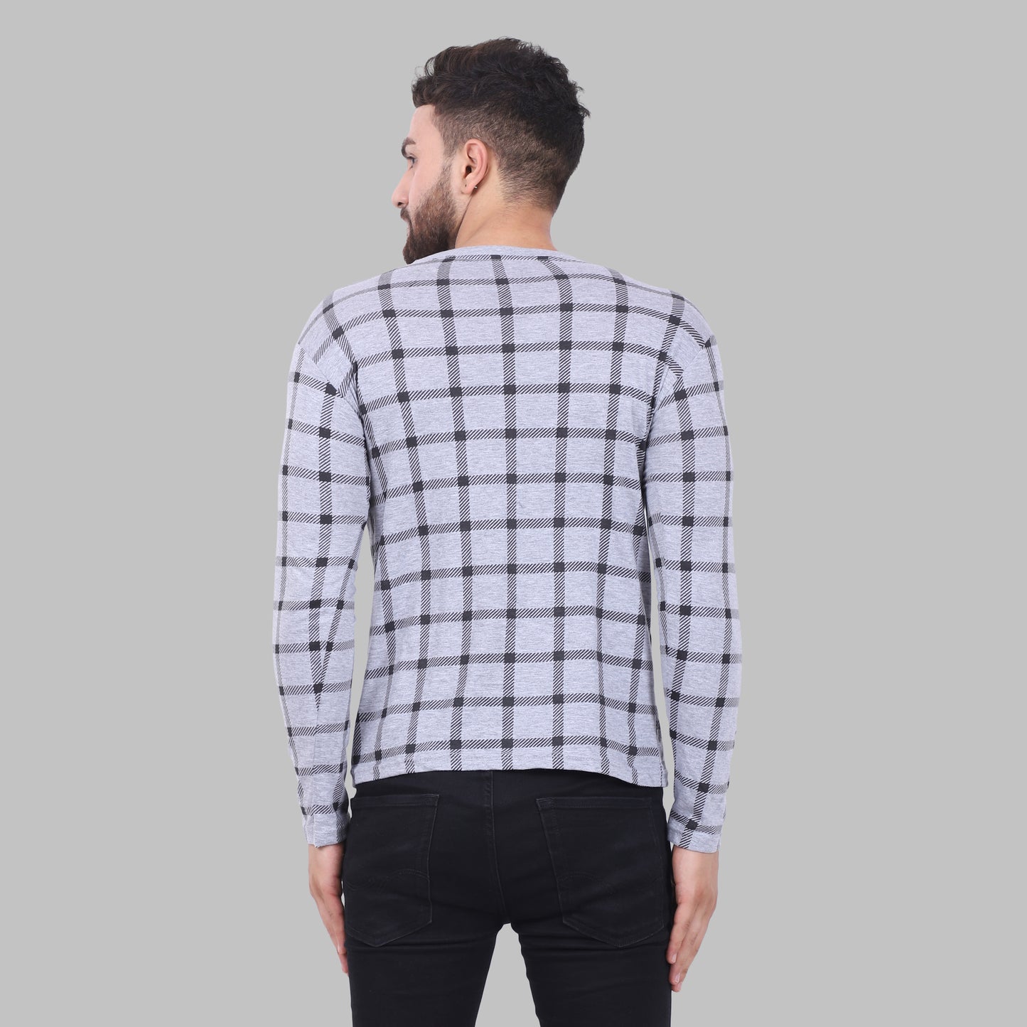 Men's Cotton Printed Full Sleeve T-Shirt