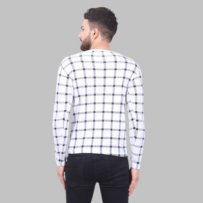 Men's Cotton Printed Full Sleeve T-Shirt