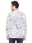 Men's Cotton Round Neck Full Sleeve All Over Printed T-Shirt - Fleximaa