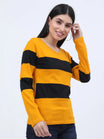 Fleximaa Women's Cotton Color Block Full Sleeve T-Shirt - fleximaa-so