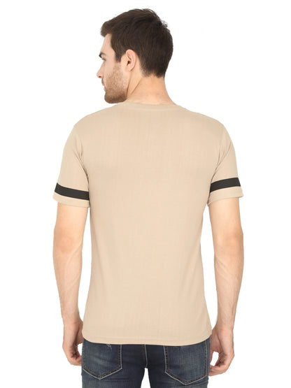 Men's Cotton  Round Neck Printed Half Sleeve T-Shirt