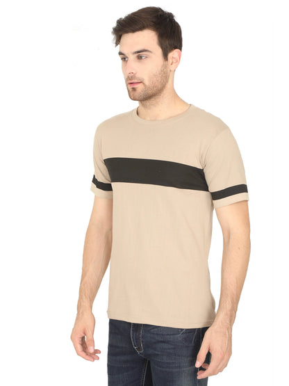 Men's Cotton  Round Neck Printed Half Sleeve T-Shirt