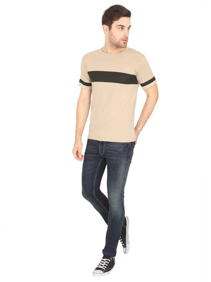 Men's Cotton  Round Neck Printed Half Sleeve T-Shirt