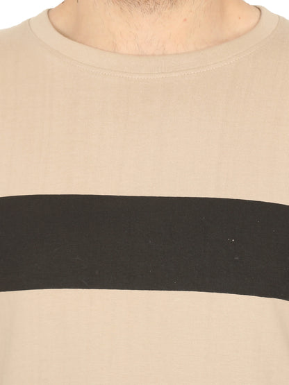 Men's Cotton  Round Neck Printed Half Sleeve T-Shirt