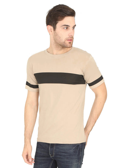 Men's Cotton  Round Neck Printed Half Sleeve T-Shirt