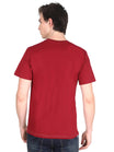 Men's Cotton Round Neck Printed Color Block Half Sleeve T-Shirt