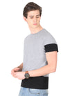 Men's Cotton Round Neck Color Block Half Sleeve T-Shirt