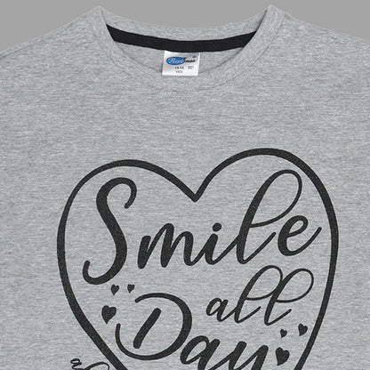Boys & Girls Cotton Printed Round Neck Full Sleeve T-Shirt