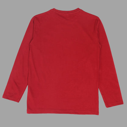 Boys & Girls Cotton Printed Round Neck Full Sleeve T-Shirt
