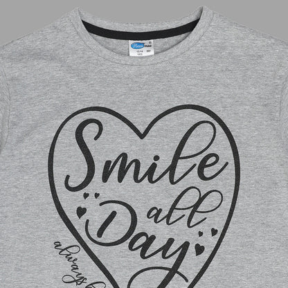 Boys & Girls Cotton Printed Round Neck Half Sleeve T-Shirt