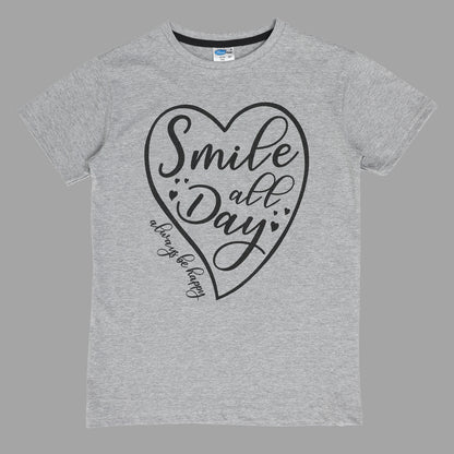 Boys & Girls Cotton Printed Round Neck Half Sleeve T-Shirt