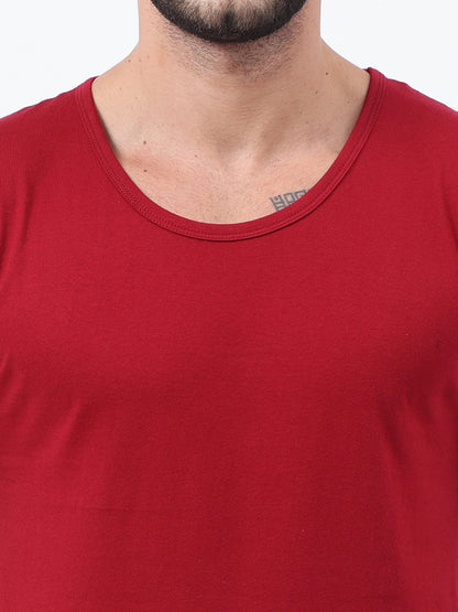 Fleximaa Men's Cotton Color Block Sleeveless T-Shirt - fleximaa-so