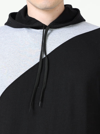 Fleximaa Mens Cotton Color Block Sweatshirt Hoodies - fleximaa-so