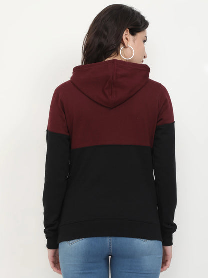 Fleximaa Women's Cotton Printed Sweatshirt/Hoodies - fleximaa-so