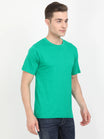 Men's Cotton Plain Round Neck Half Sleeve Pakistan Green Color T-Shirt