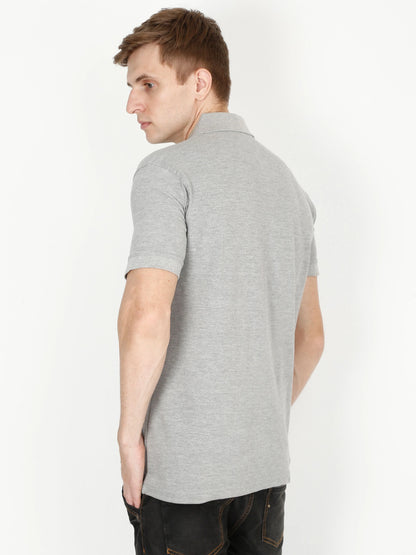 Fleximaa Men's Cotton Plain Polo Neck Half Sleeve T-Shirt (Pack of 2) - fleximaa-so