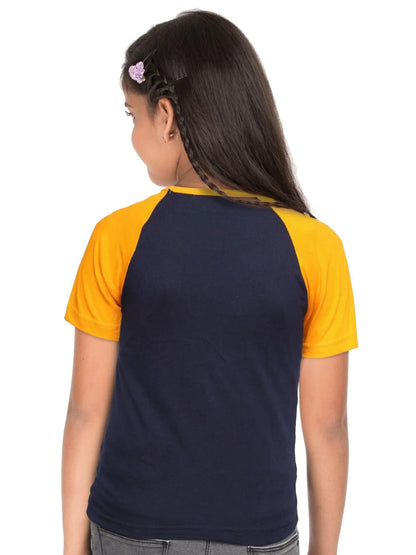 Fleximaa Boys & Girls Printed Raglan Half Sleeve T-Shirt - Fleximaa