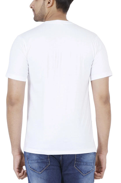 Fleximaa Men's Cotton Printed Round Neck Half Sleeve T-Shirt - fleximaa-so