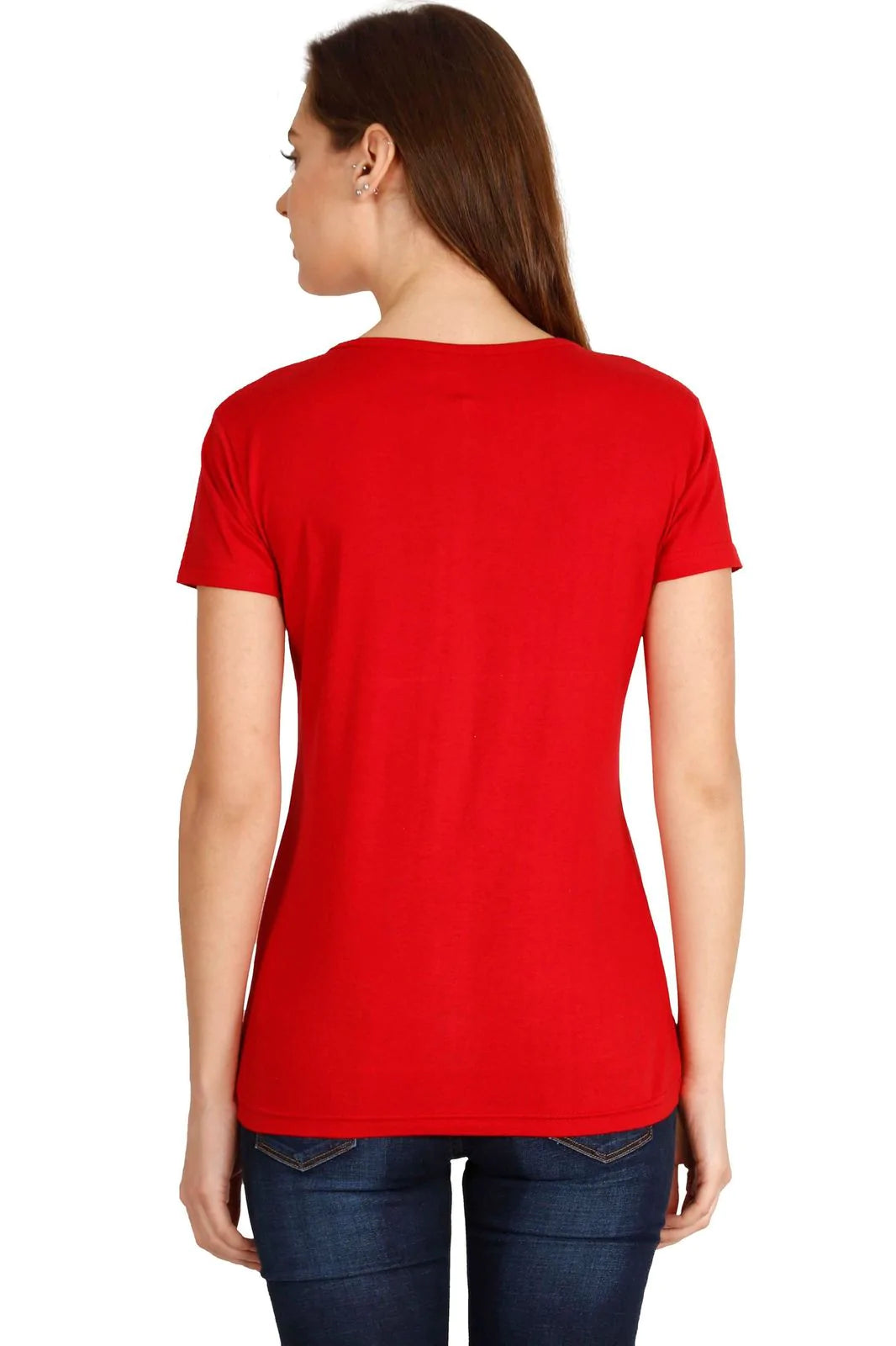 Fleximaa Women's Cotton Printed Round Neck Half Sleeve T-Shirt (Pack of 2) - Fleximaa