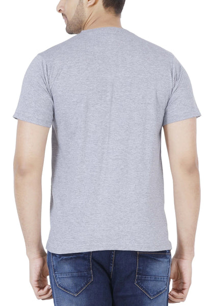 Fleximaa Men's Cotton Printed Round Neck Half Sleeve T-Shirt - fleximaa-so
