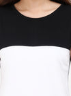 Women's Cotton Color Block Long Top